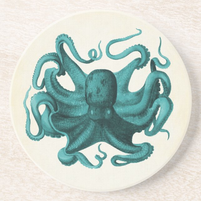 Vintage Octopus Coaster (Front)