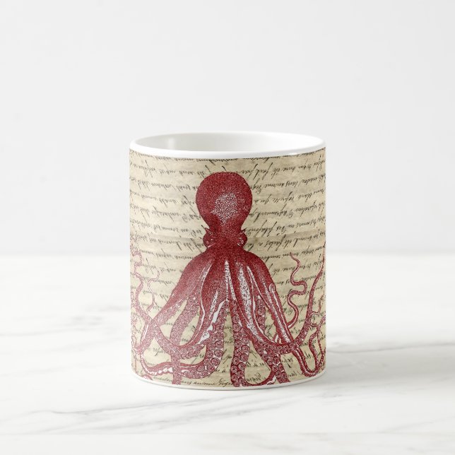 Vintage octopus coffee mug (Center)