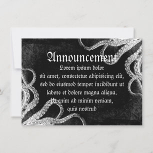 Vintage Octopus Dark Announcement