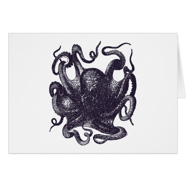 Vintage Octopus Illustration (Front Horizontal)