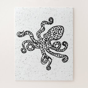 Vintage Octopus Jigsaw Puzzle