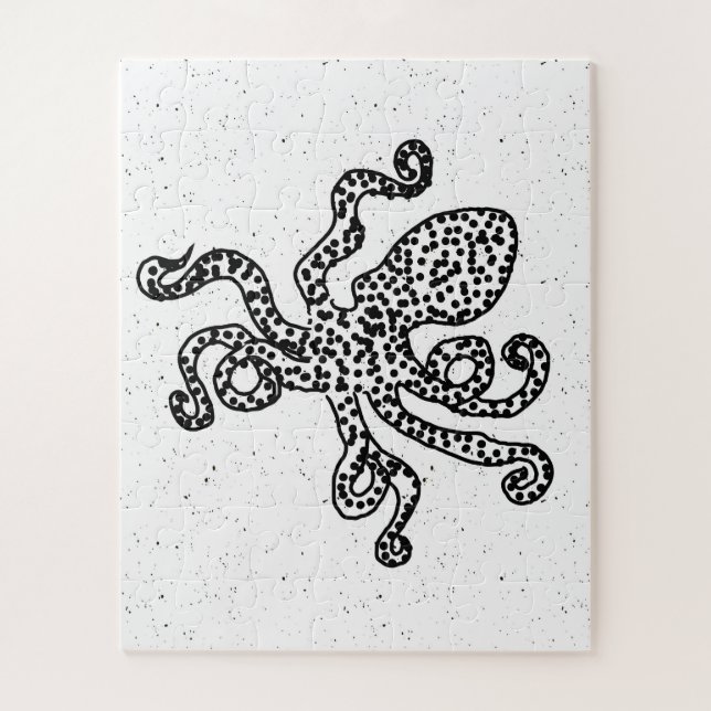 Vintage Octopus Jigsaw Puzzle (Vertical)
