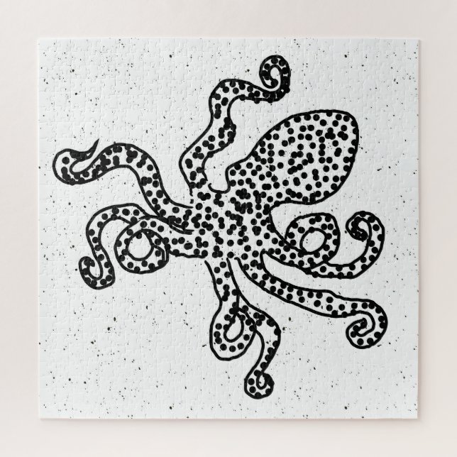 Vintage Octopus Jigsaw Puzzle (Vertical)
