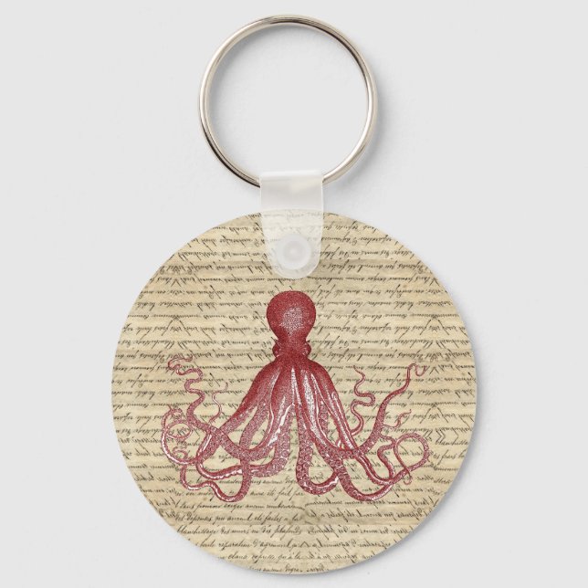 Vintage octopus keychain (Front)