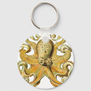 Vintage Octopus Keychain