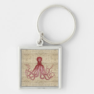 Vintage octopus keychain
