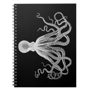 Vintage Octopus Notebook