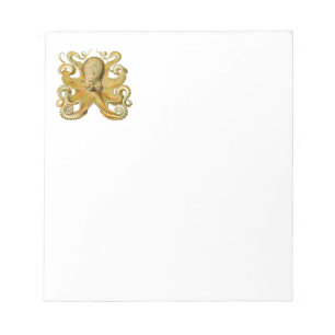 Vintage Octopus Notepad