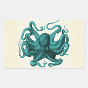 Vintage Octopus Sticker