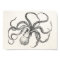 Vintage Octopus Template on Antique Paper