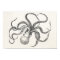Vintage Octopus Template on Antique Paper