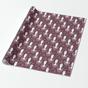 Vintage Octopus: Underwater Pattern Splendour Wrapping Paper
