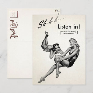 Vintage Odd Advertisement Postcard 