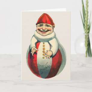 Vintage Odd Victorian Christmas Card