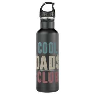 Vintage Official Member Cool Dads Club Fathers Day 710 Ml Water Bottle
