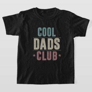 Vintage Official Member Cool Dads Club Fathers Day T-Shirt