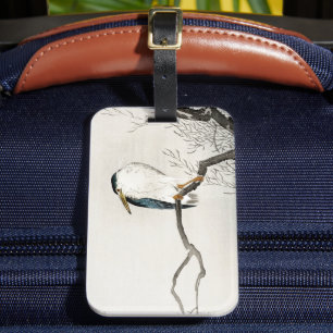 Vintage Ohara Koson Japanese Bird  Luggage Tag