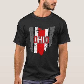 Vintage OHIO Ohio Map Women Men T-Shirt