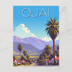 Vintage Ojai California Postcard