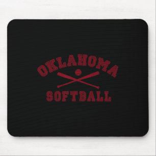 Vintage Oklahoma Softll Gear Mouse Pad