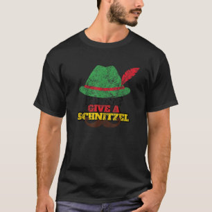 Vintage Oktoberfest I Don t Give A Schnitzel Fun G T-Shirt