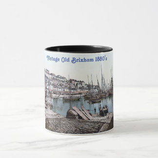 Vintage Old Brixham  1880's Mug