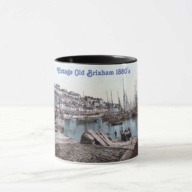 Vintage Old Brixham  1880's Mug (Center)