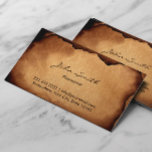 Vintage Old Burned Paper Pharmacist Business Card<br><div class="desc">Vintage Old Burned Paper Pharmacist Business Cards.</div>