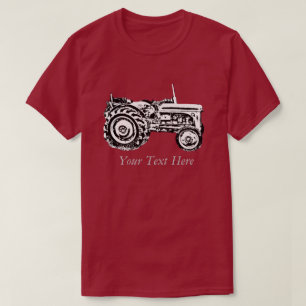 vintage old grey massey fergison tractor  T-Shirt