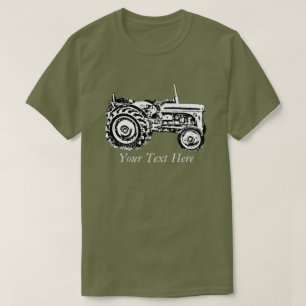 vintage old grey massey fergison tractor  T-Shirt