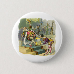 Vintage Old King Cole Nursery Rhyme Poem Song 2 Inch Round Button
