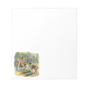 Vintage Old King Cole Nursery Rhyme Poem Song Notepad