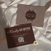 Vintage Old Money Dark Chocolate Brown Wedding
