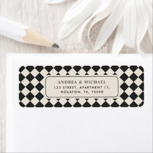 Vintage Old Money Preppy Wedding Return Address