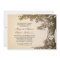 vintage old oak tree rehearsal dinner invitations