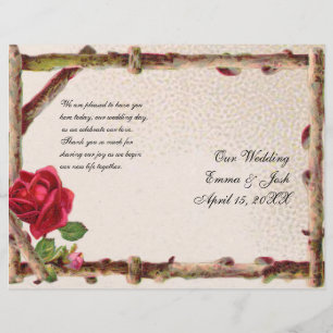 Vintage old rose rustic Victorian Antique Classic