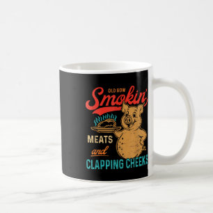 Vintage Old Row Smokin Meats And Clapping Cheeks F Coffee Mug