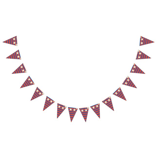 Vintage Old school Colours design, American Flag (All)