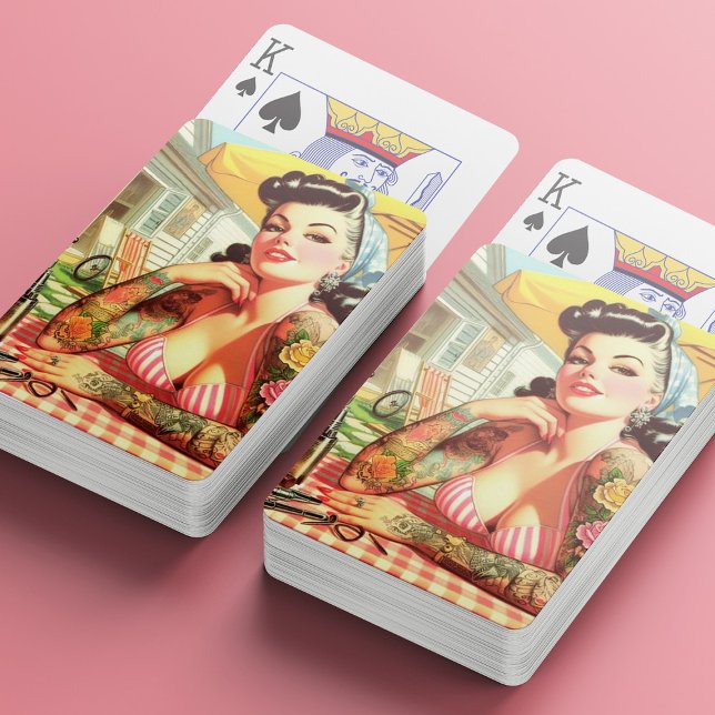 Vintage Old School Pin-up Playing Cards (Creator Uploaded)