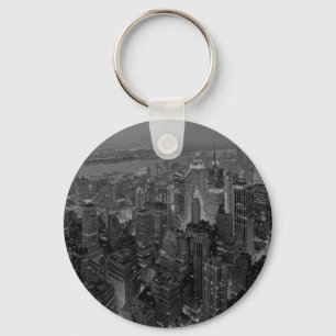 Vintage Old Style New York City Script Keychain