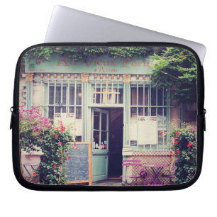 Vintage Old Town Paris Laptop Sleeve