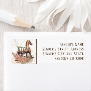 Vintage Old West Rocking Horse Baby Shower