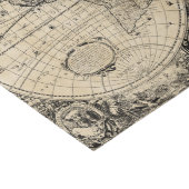 Vintage Old World Map Beige Tissue Paper (Corner)