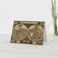 Vintage Old World Map History Series