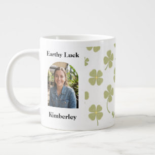 Vintage Olive Lucky Charm St. Patrick's Day Large Coffee Mug