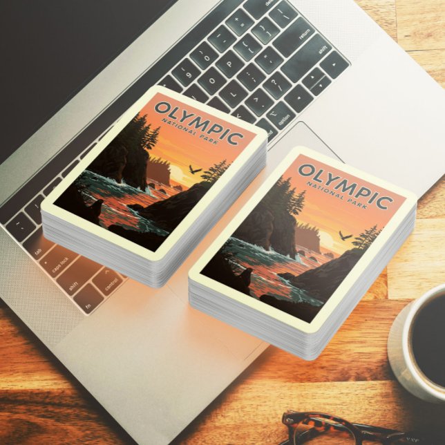 Vintage Olympic National Park Playing Cards (Creator Uploaded)