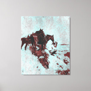 Vintage On The Horizon Wrapped Canvas