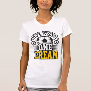 Vintage One Team One Dream Soccer Shirt Design_1