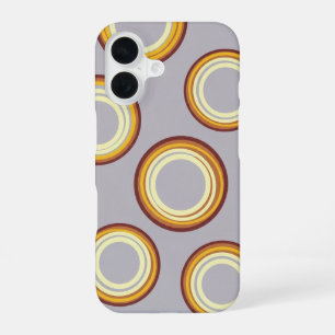 Vintage Onion Slice Pattern iPhone 16 Case