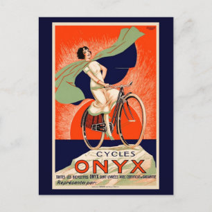 Vintage Onyx Bicycle Advertisement Postcard